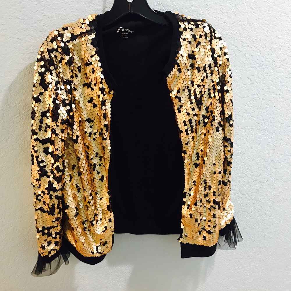 Sequin jacket